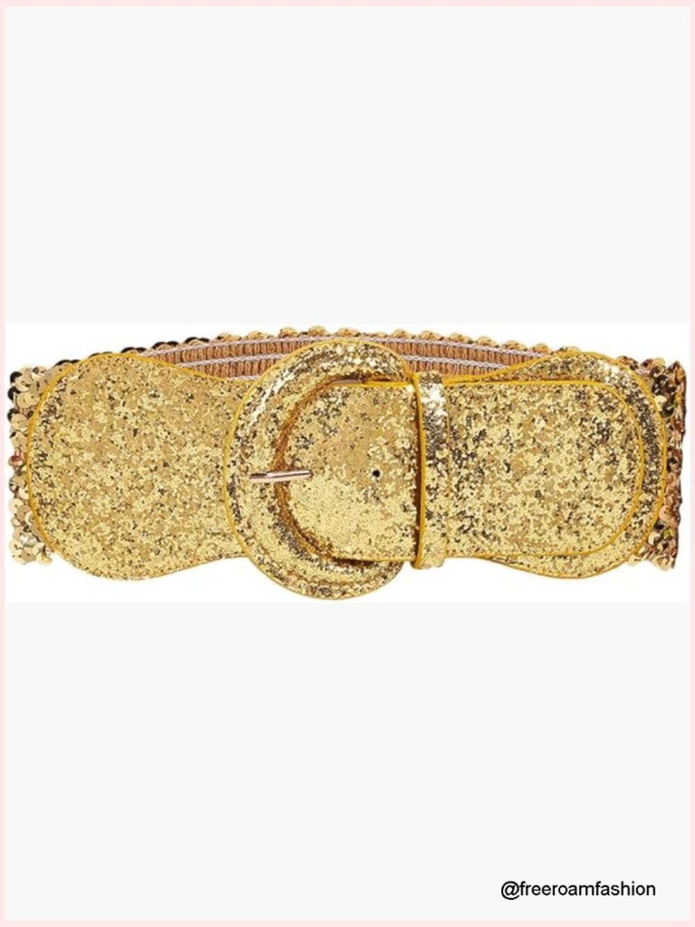 Stretchy Sequin Elastic Wide High Waist Cinch Belt Corset Chunky Belt for Dress